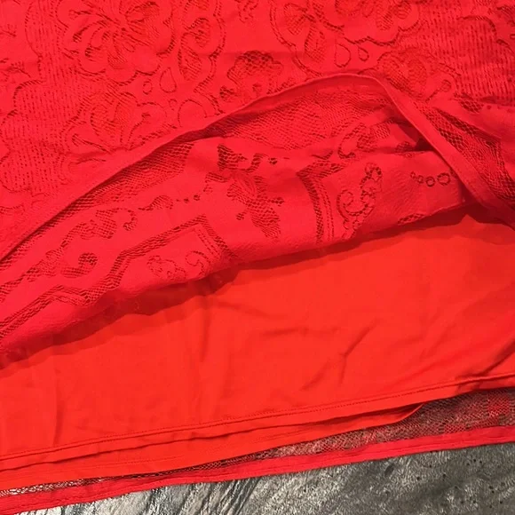 Max studio dress size small red lined - Picture 4 of 6